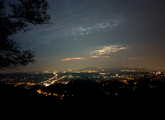 광명 구름산 가을산행 야경코스
