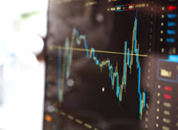 주식 그래프 사진