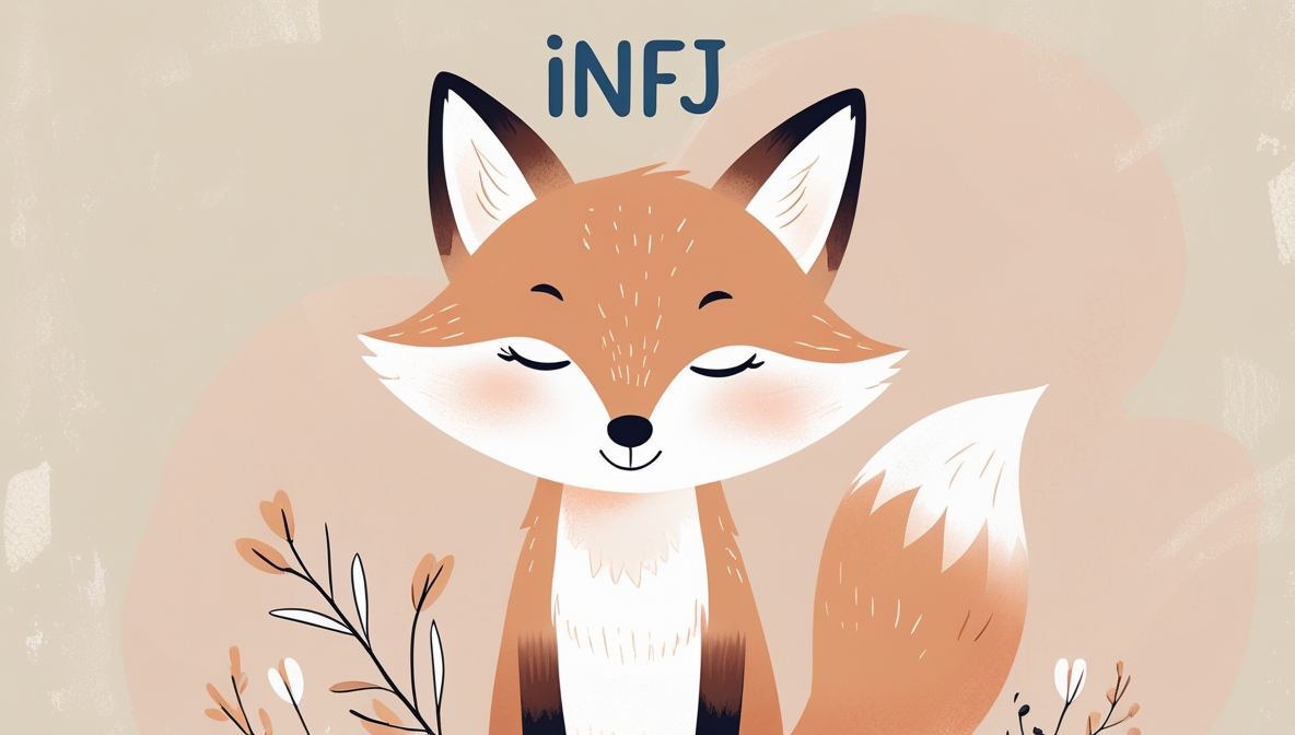INFJ 공감 피로 일러스트