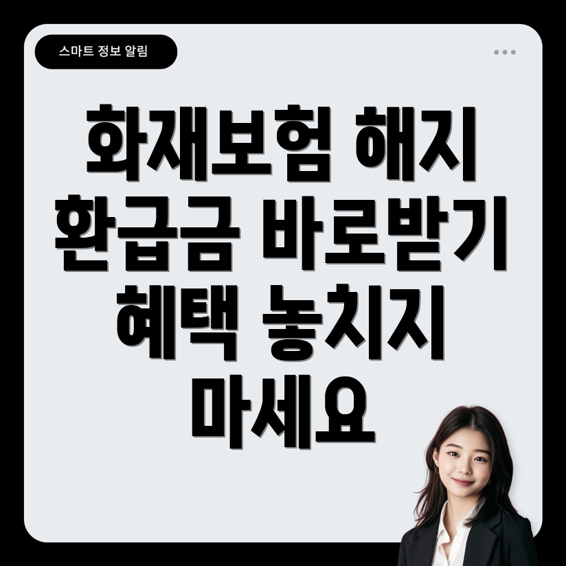 화재보험 해지 환급금