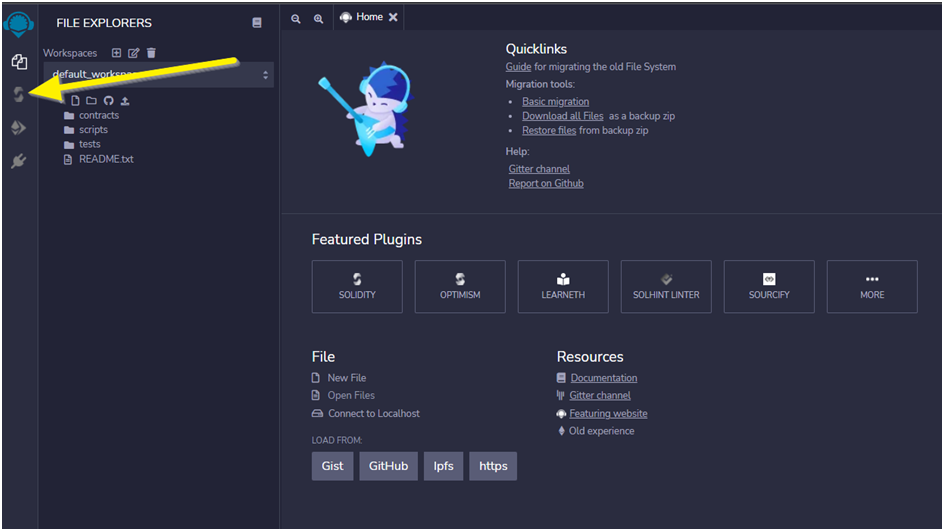Remix-IDE-홈페이지