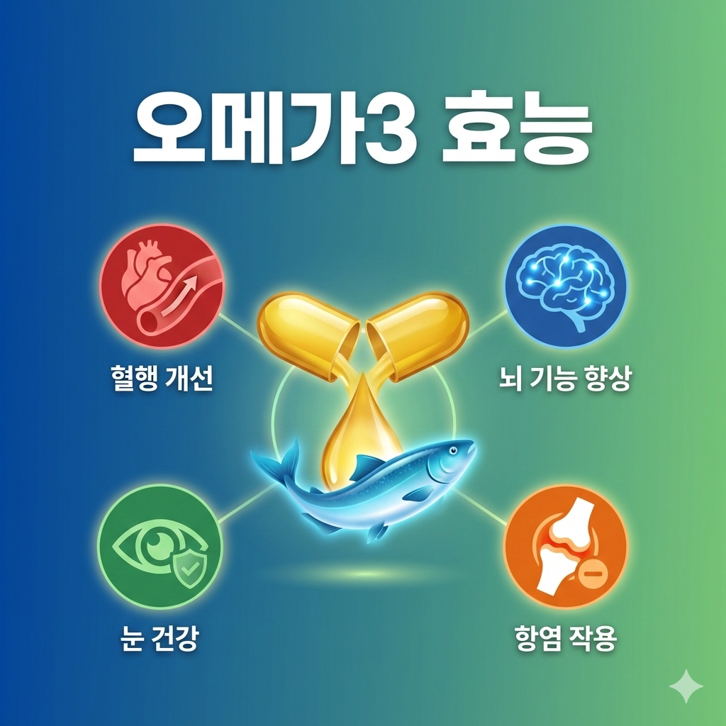 오메가3 효능 핵심 정리
