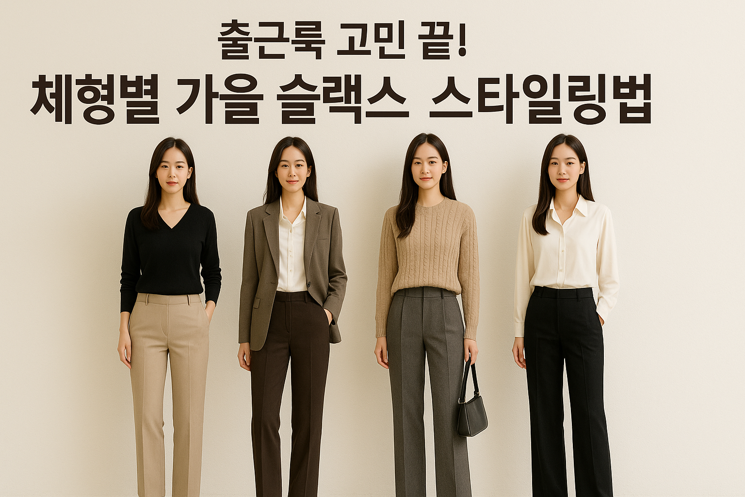 슬랙스 스타일