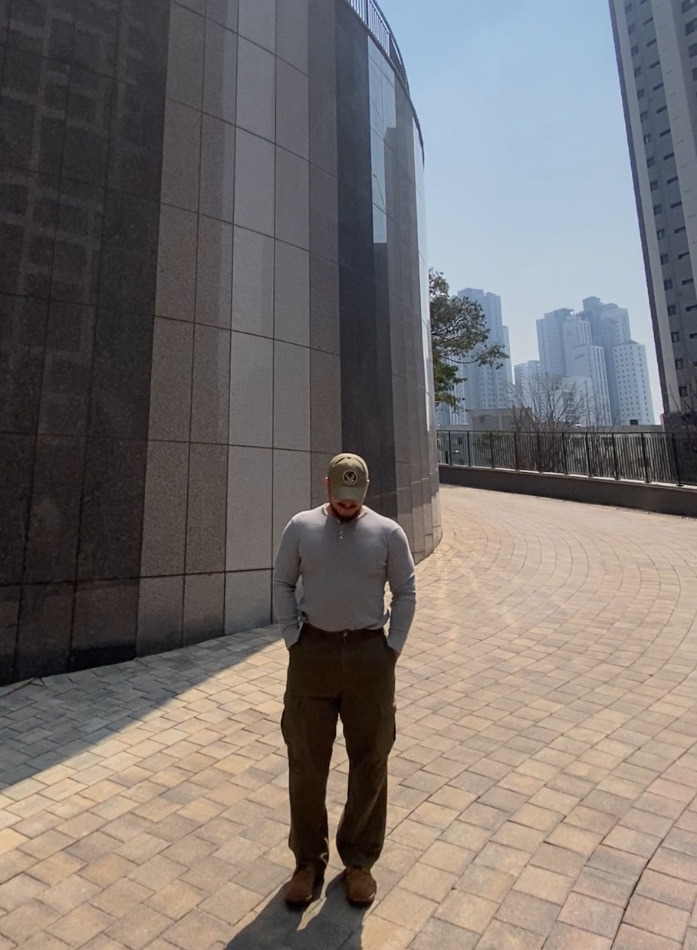 데일리룩(2025. 4. 3.)폴로랄프로렌 더블알엘 RRL 가먼트 다잉 트윌 볼캡 카키, 빈티지 와플 헨리넥, 프리즘웍스 카고 팬츠, 레드윙 아이언레인저 호손뮬스키너 스웨이드 워커