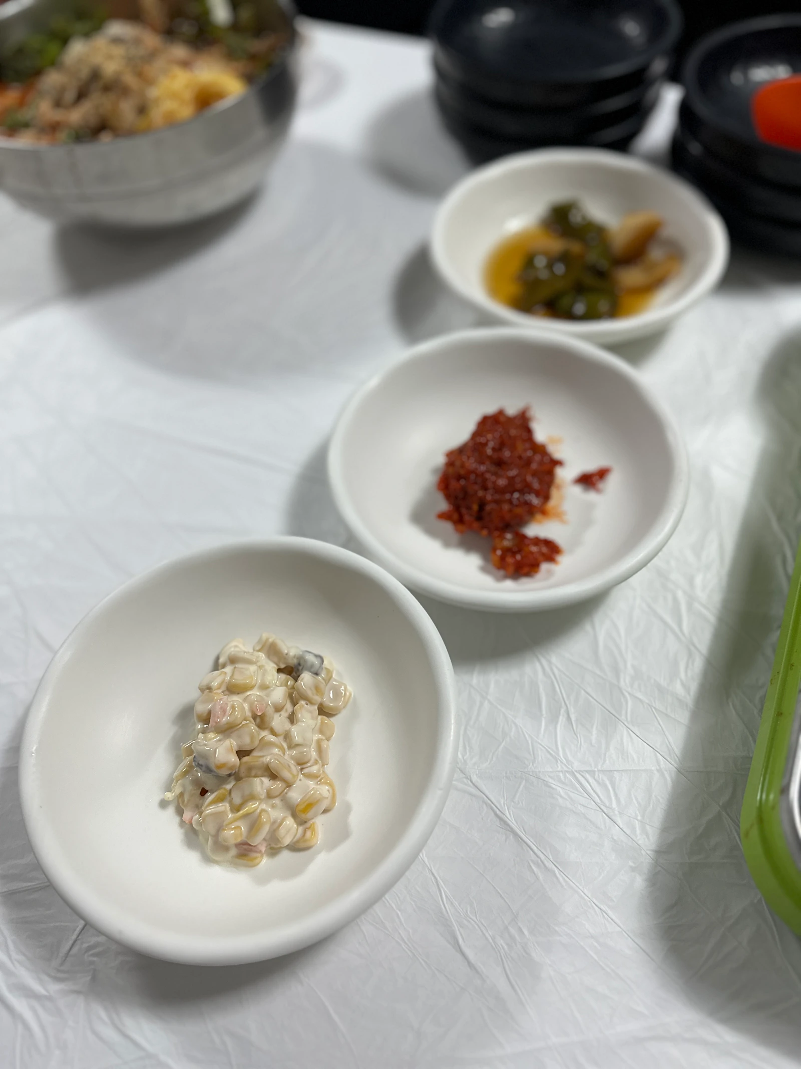 수산항물회 기본찬