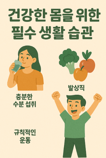 건강한 몸을 위한 생활 습관 사진