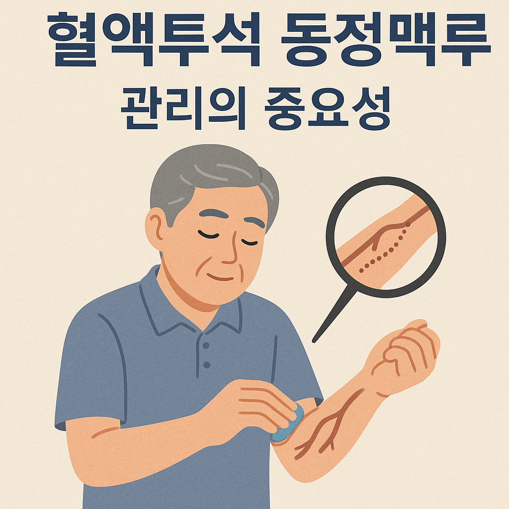 혈액투석 동정맥루 관리의 중요성: 평생 혈관 지키기