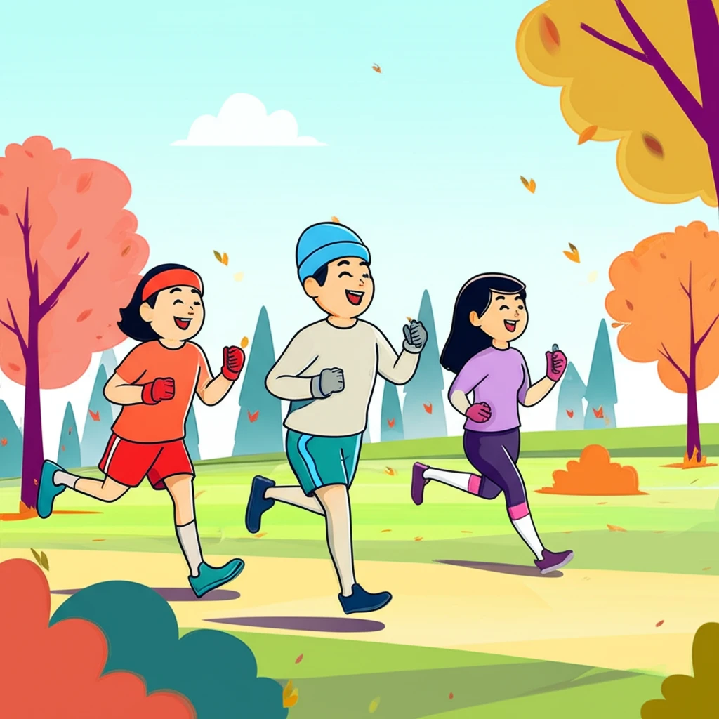 환절기 운동 옷차림 추천 및 체온 유..