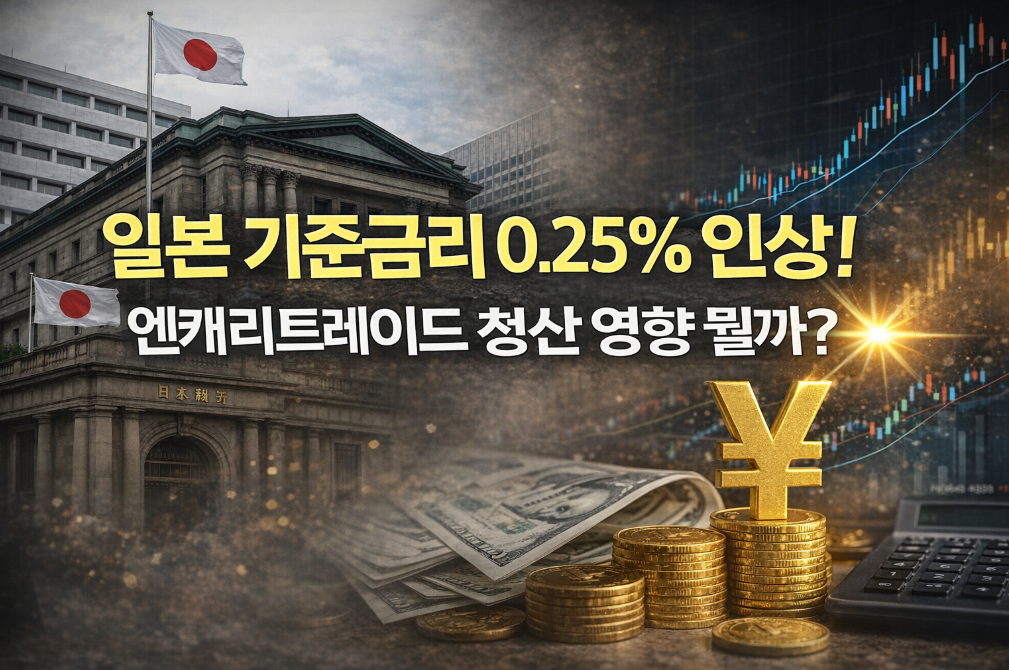 일본 기준금리 인상, 엔캐리트레이드 청산 파장 완벽 분석