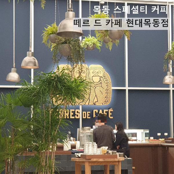 목동 스페셜티 커피 '떼르 드 카페 (TERRES DE CAFE)' 현대목동점_매장 내 주문 받는 곳