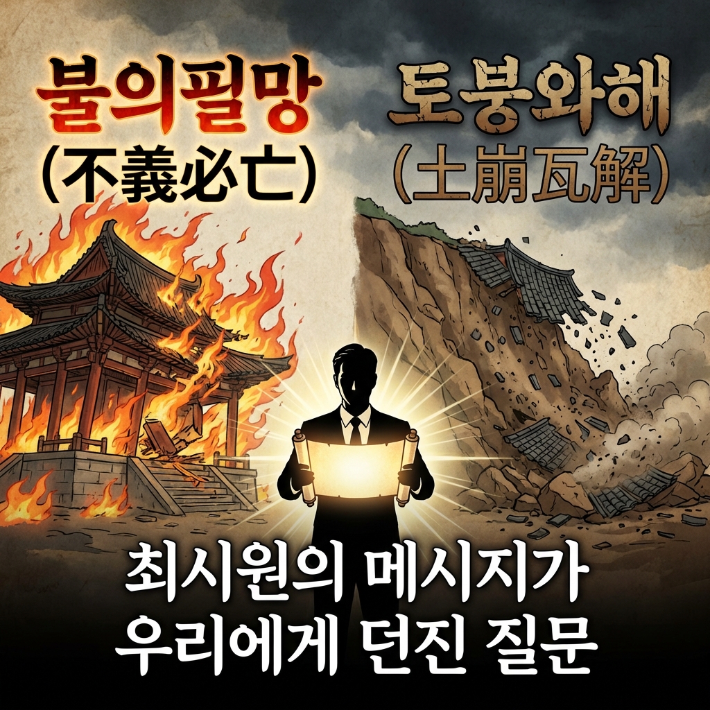 불의필망 토붕와해
