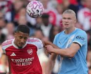 프리미어리그 경기 : 아스널 vs 맨시티 : 맨시티 홀란