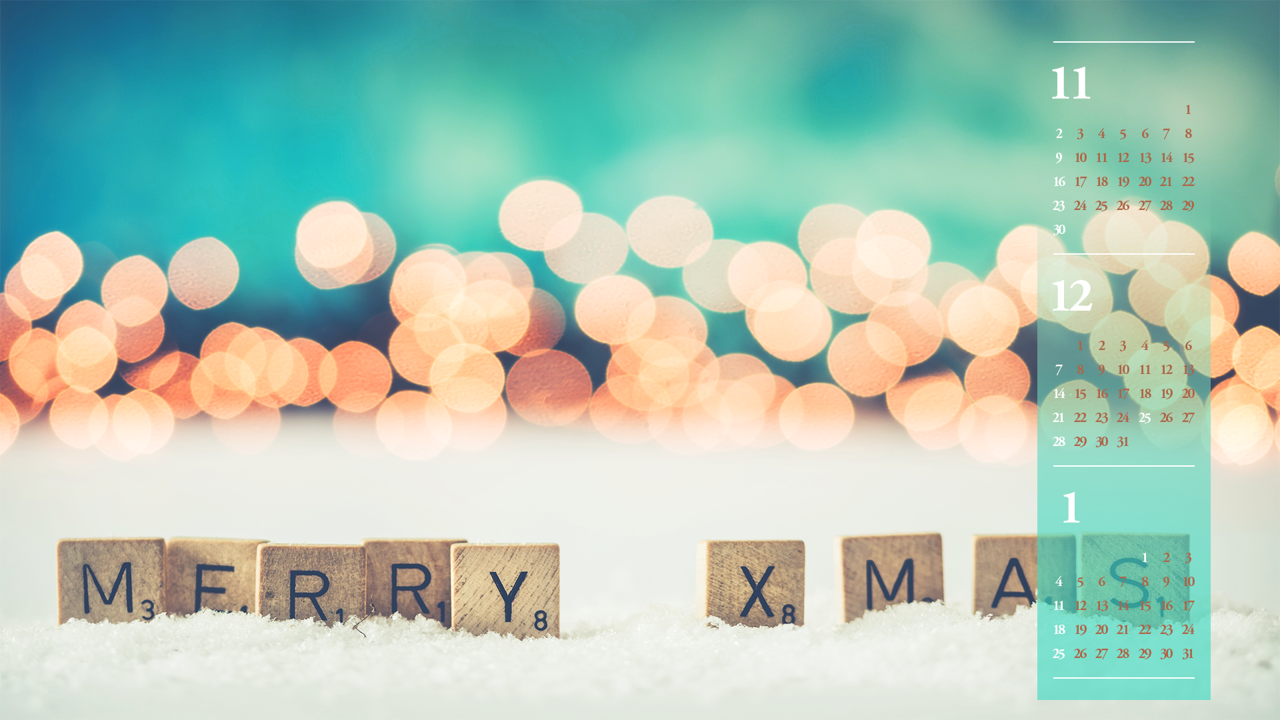 04 메리 크리스마스 B - 2025년12월 노트북배경화면
