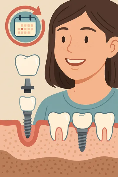 교합을 맞추는 미세 조정 과정