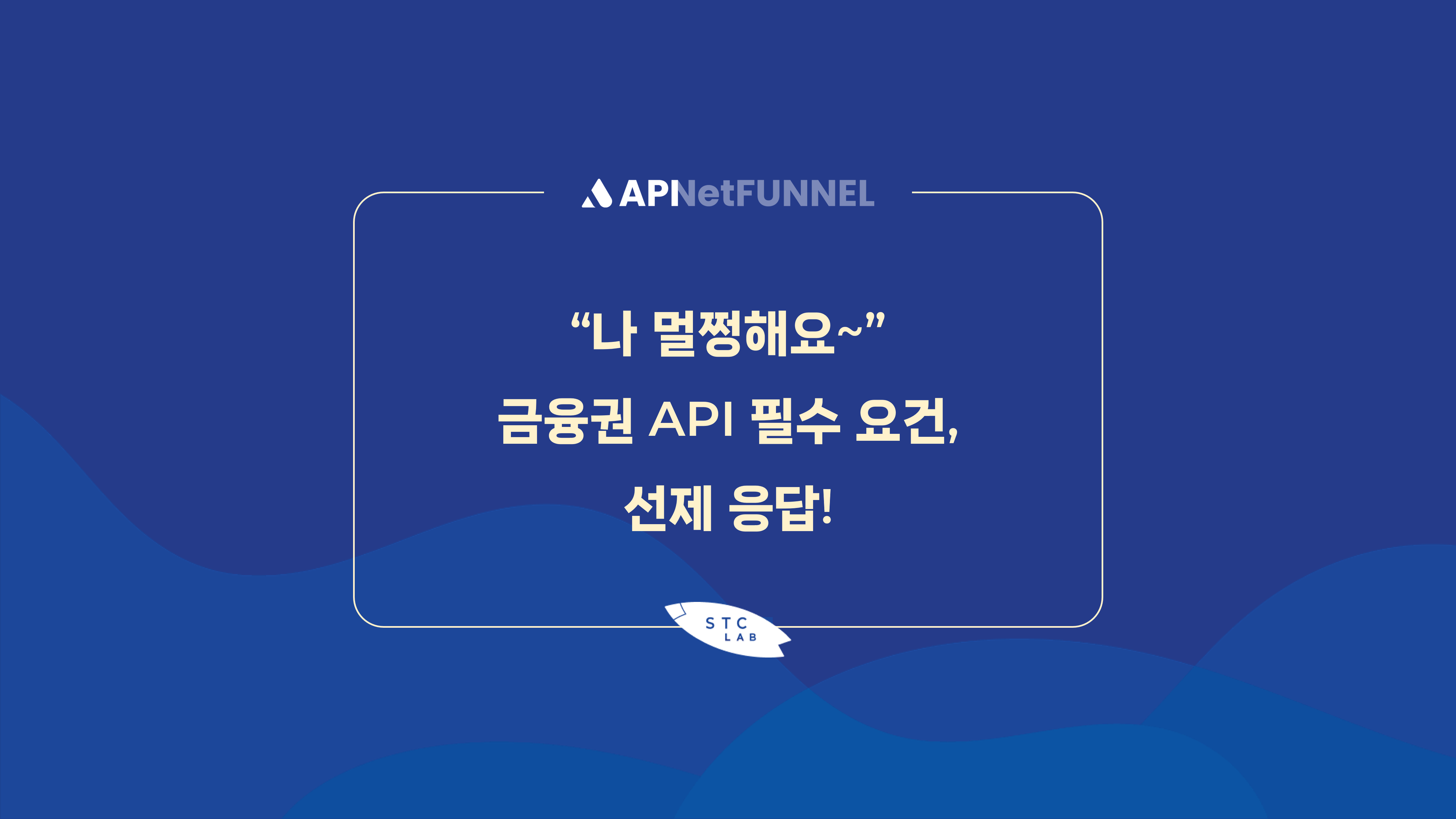 금융권 API 필수 요건, API 넷퍼넬(API NetFUNNEL) 선제 응답!