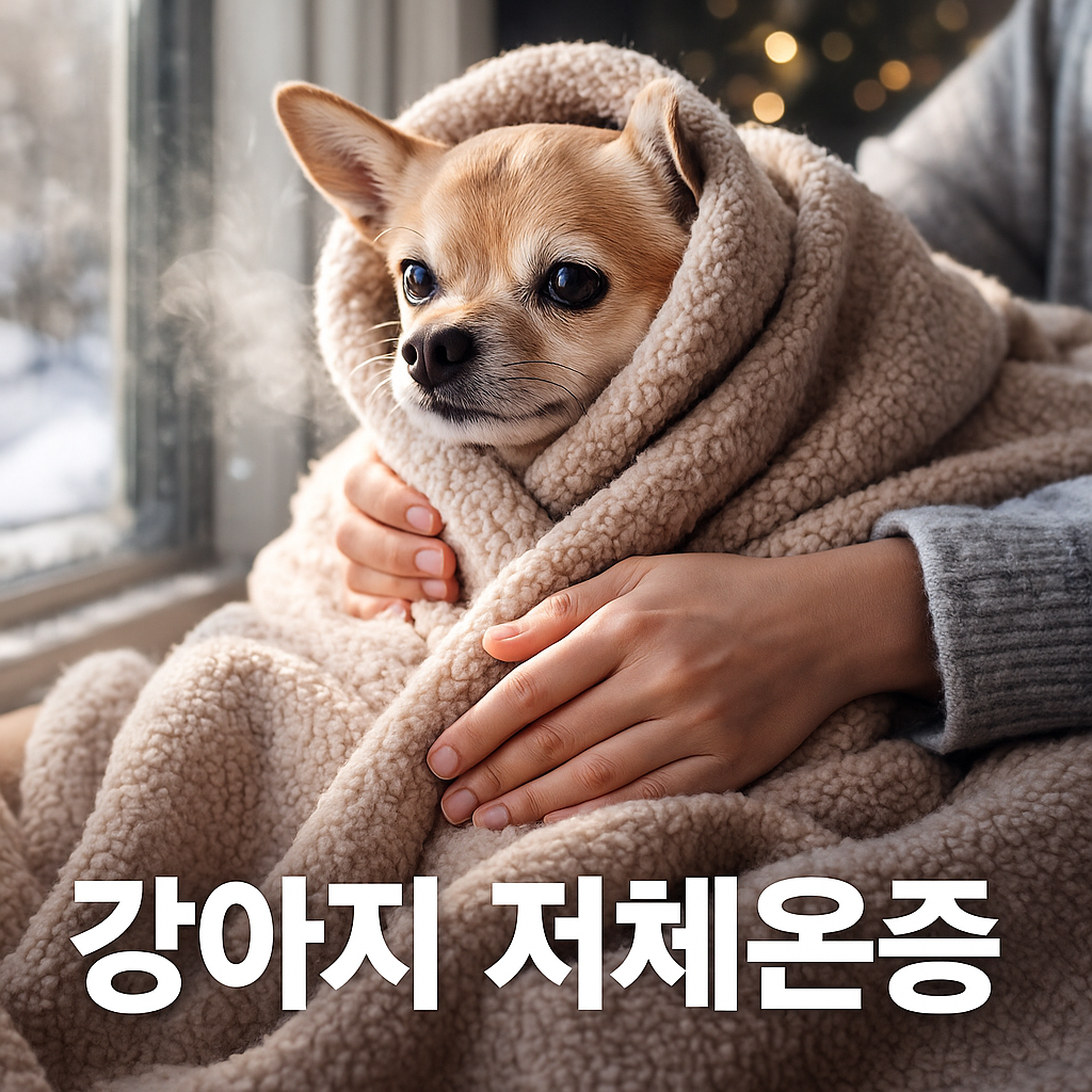 강아지 저체온증, 실사느낌의 이미지