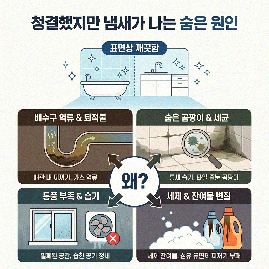 세탁기 고무패킹 청소 후에도 냄새가 나는 이유 궁금하세요