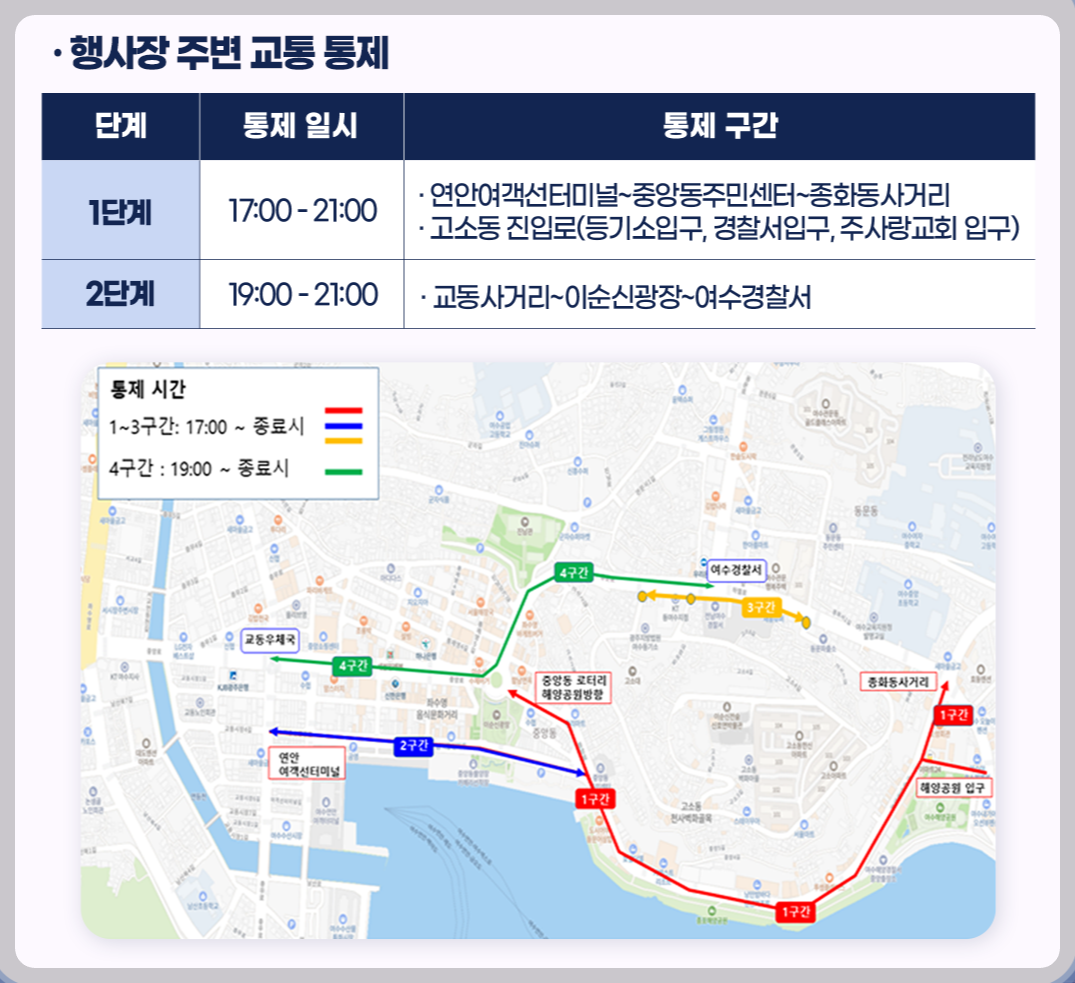 2023 여수밤바다 불꽃축제 명당자리, 행사일정, 교통 셔틀버스 및 주차장 안내