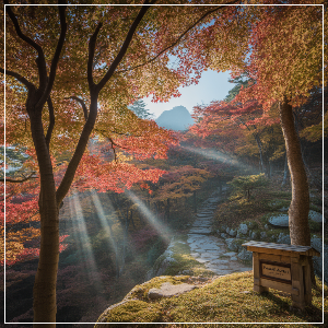 2025년 단풍 절정 시기 – 영남권 단풍 명소 가상 이미지