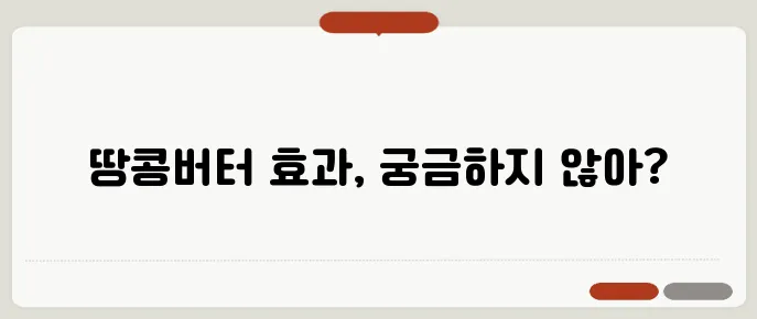 땅콩버터 다이어트에 좋을까? 올바른 섭취 방법