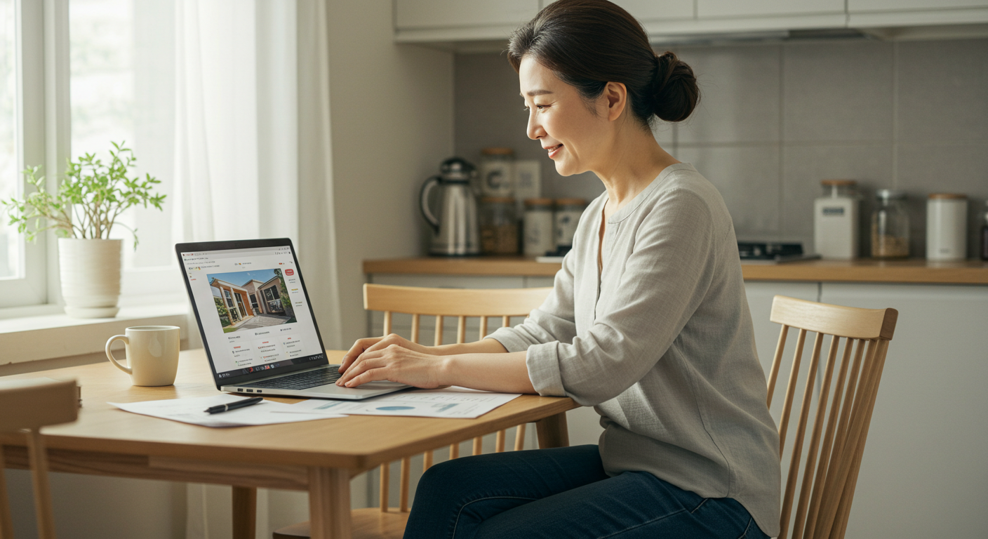 공유 플랫폼을 활용하는 여성