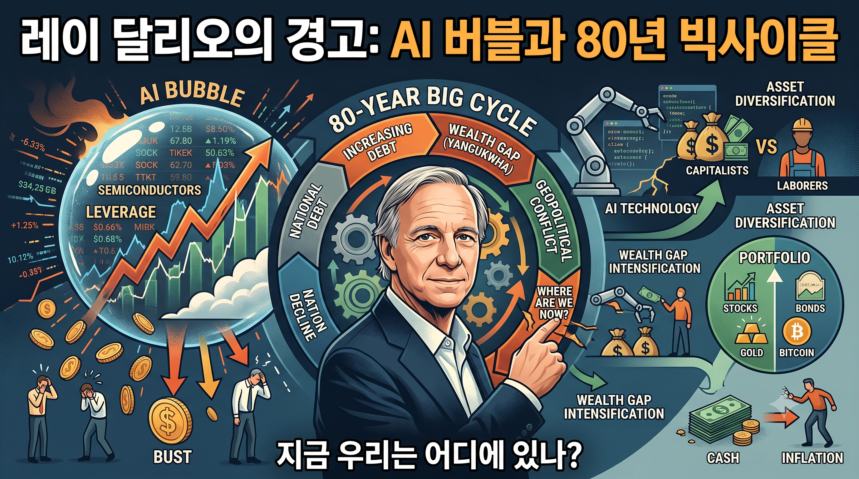 레이달리오가 말하는 AI버블과 빅사이클