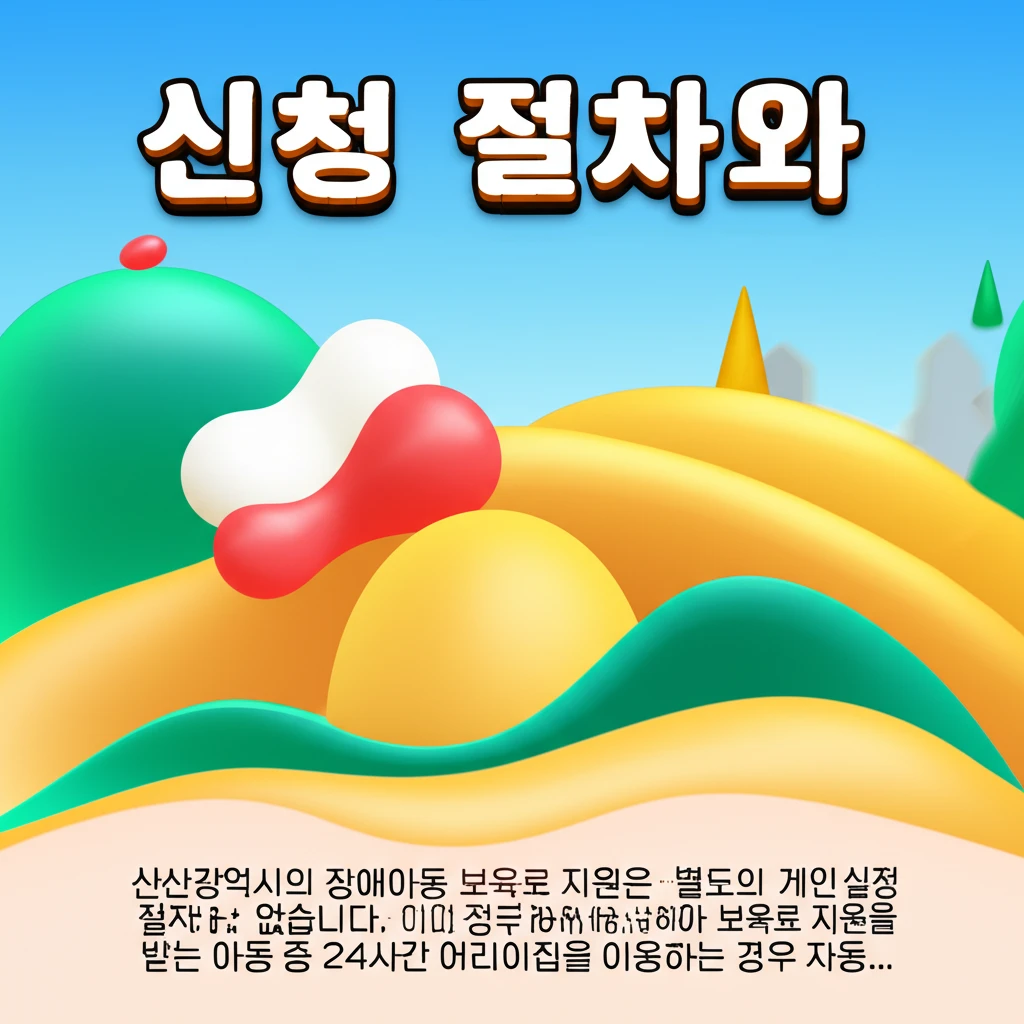 2025 울산 장애아동 보육료 지원 ..