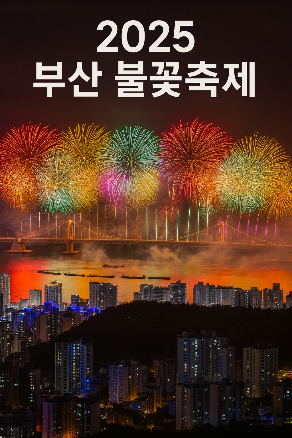 부산 불꽃축제 2025 예약 꿀팁 및 교통통제 정보｜광안리 명당·예매방법·일정 총정리