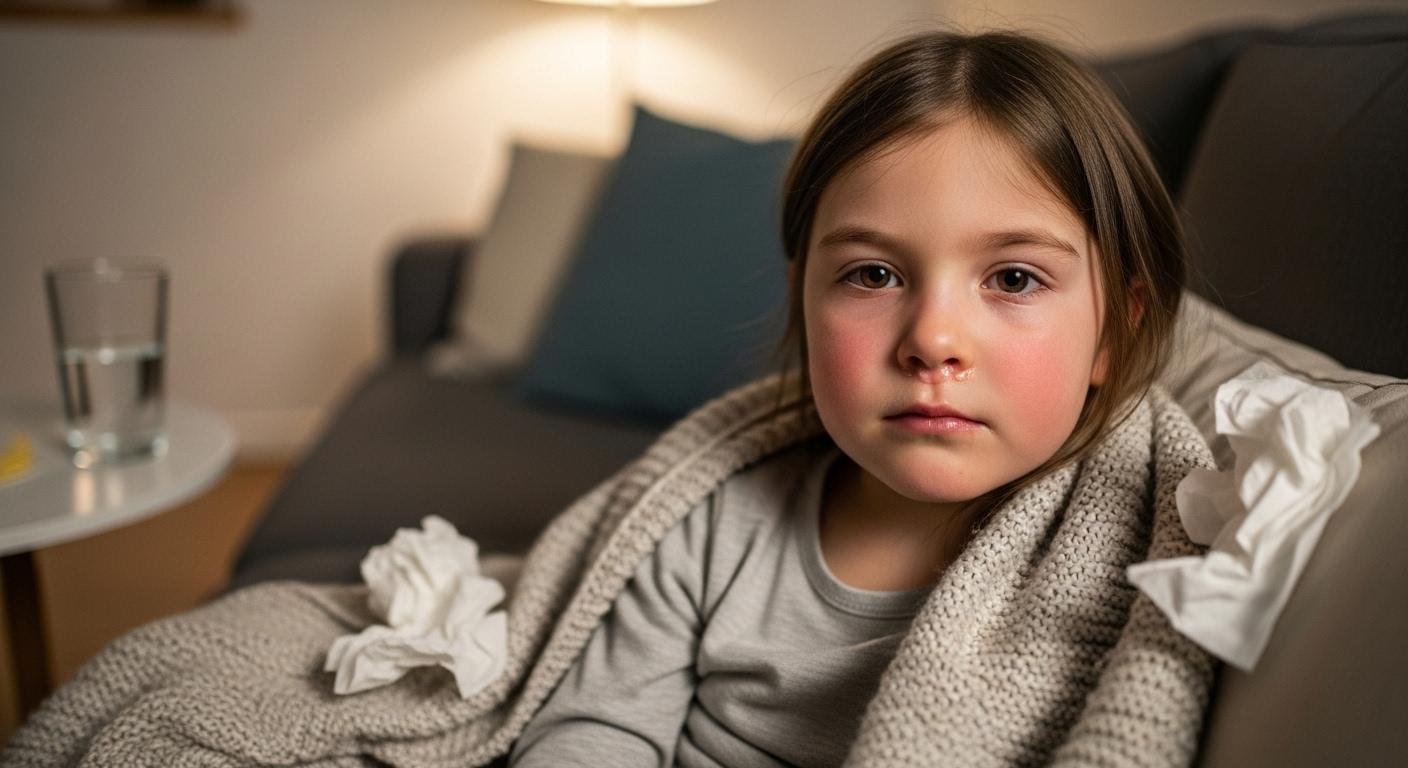 어린이 독감 증상