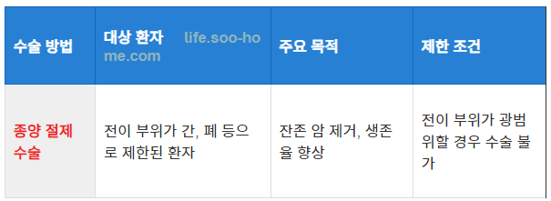 수술적 치료