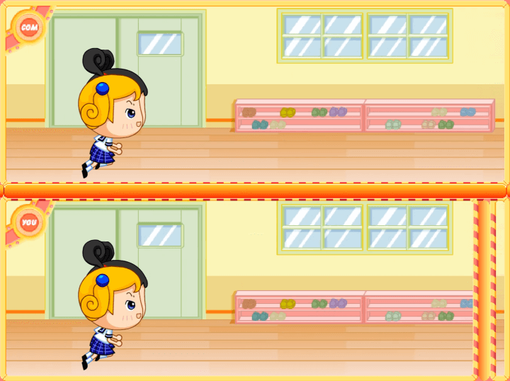 우당탕-파니런-플래시게임-시작-화면