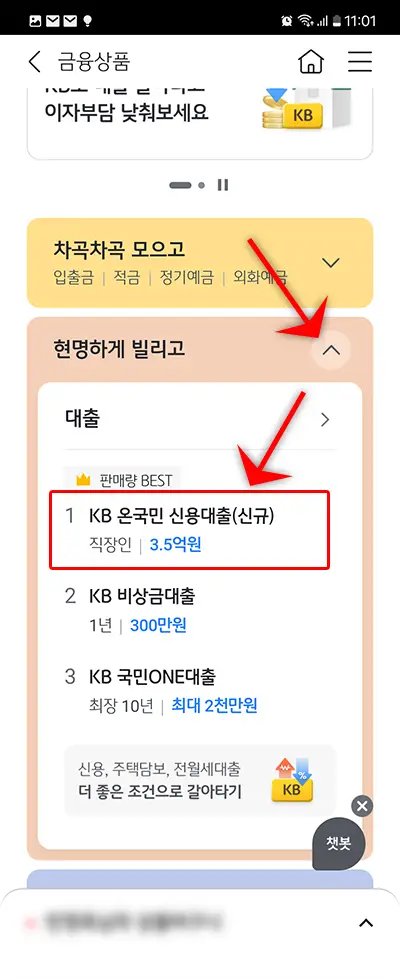 KB 온국민 신용대출