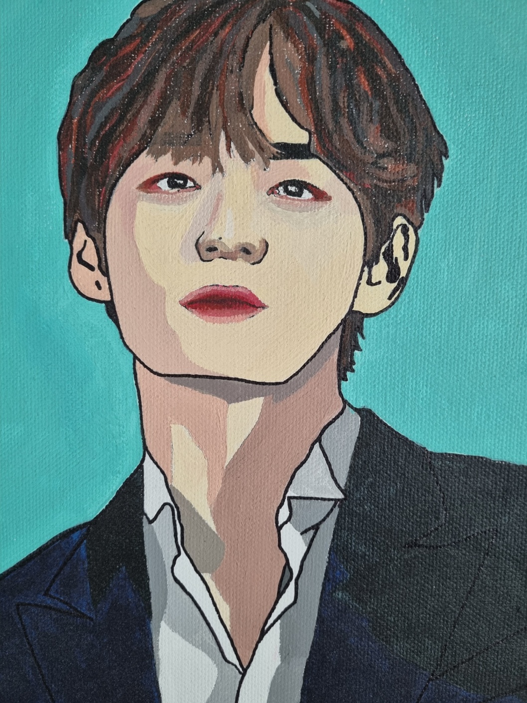 방탄소년단 뷔의 일러스트