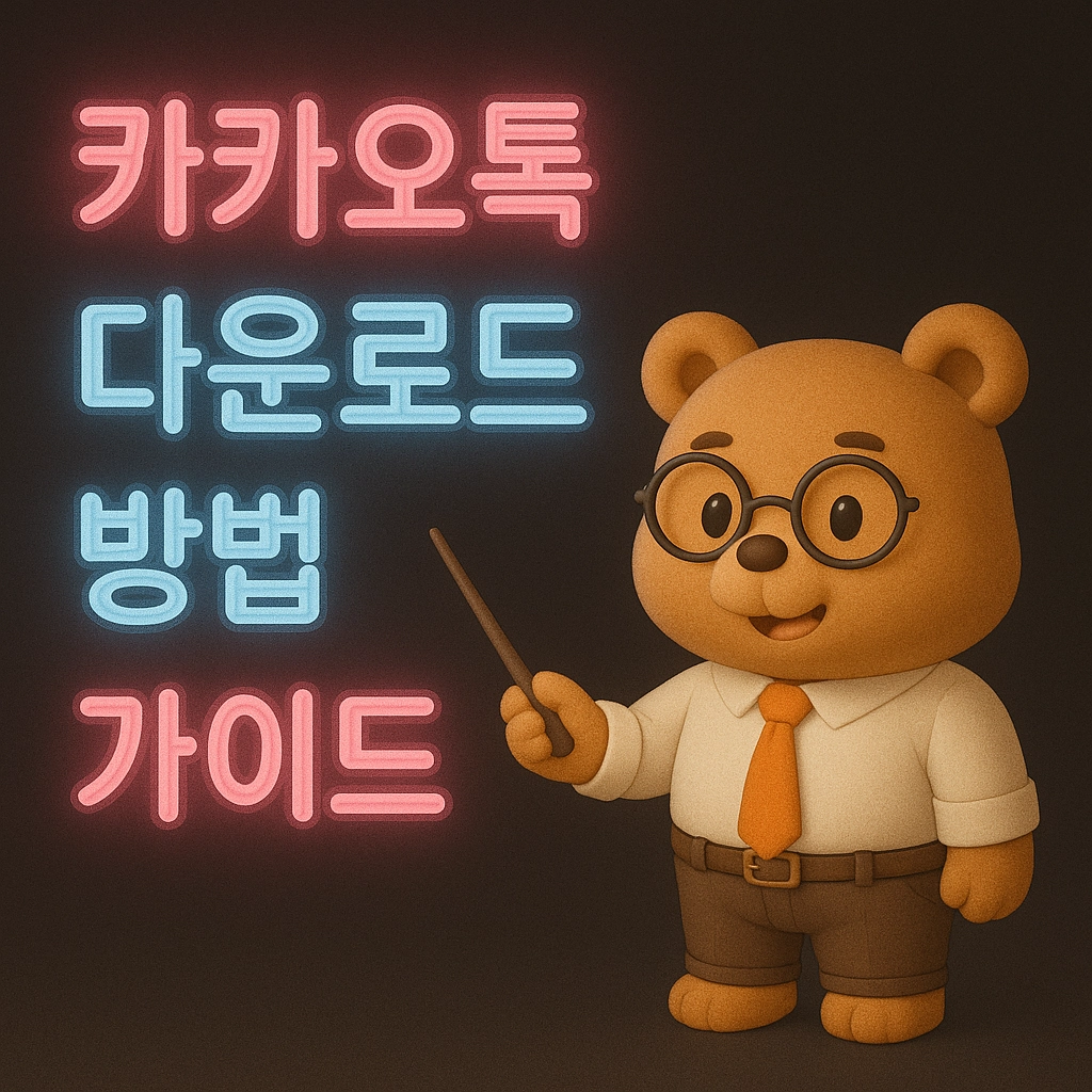 카카오톡 다운로드 방법 가이드