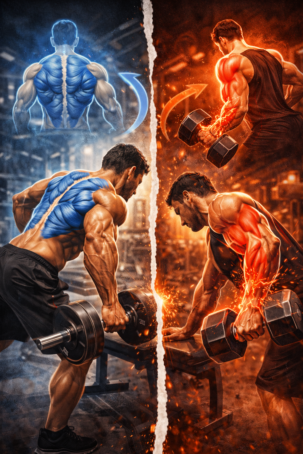 왜 덤벨 로우는 유독 팔 자극만 강하게 오는가