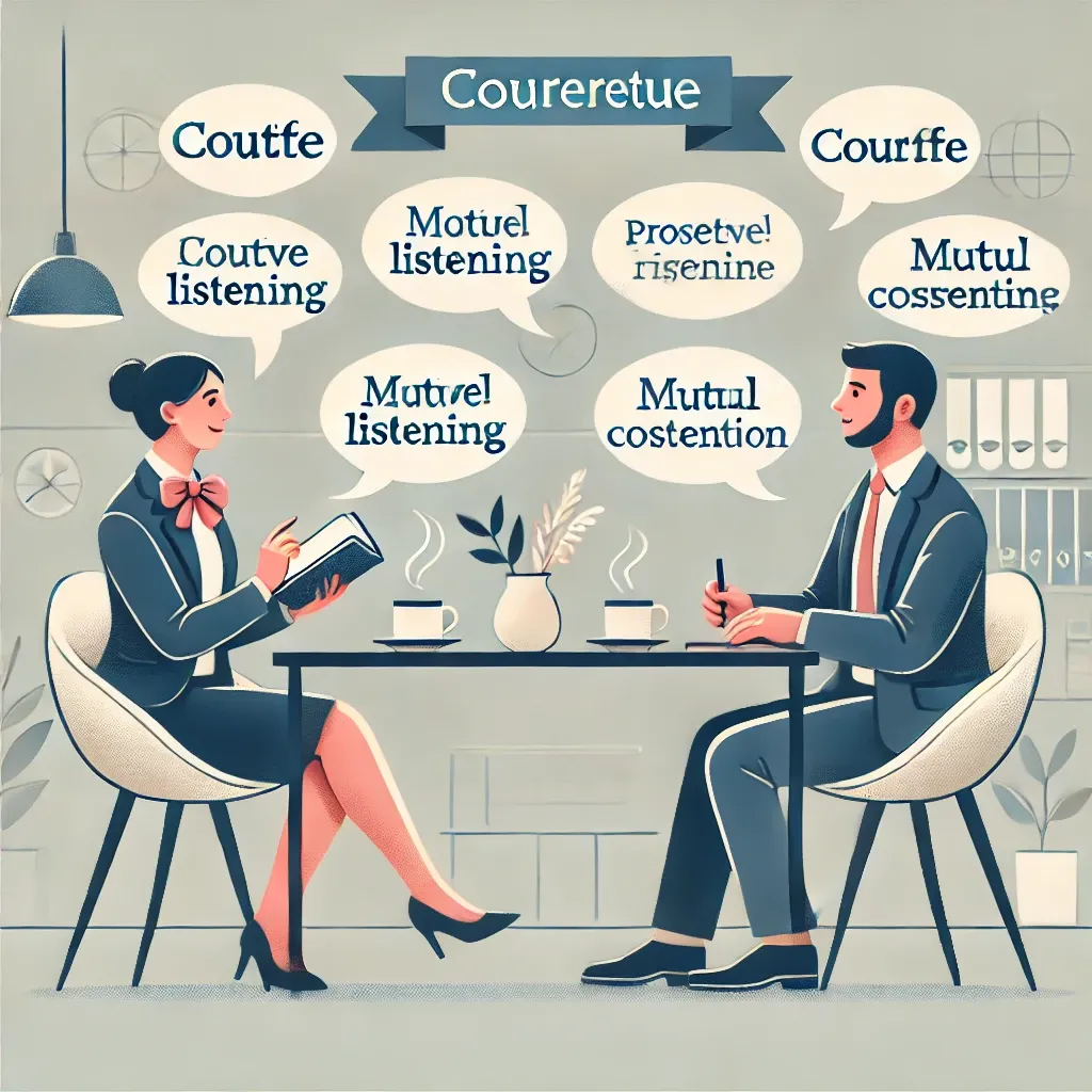 직장 내 대화 예절과 상호 존중 강조