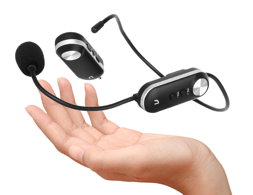 ABKO WMP2 휴대용 UHF 무선 송수신기 세트