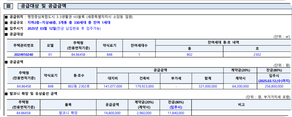 힐스테이트세종리버파크 줍줍