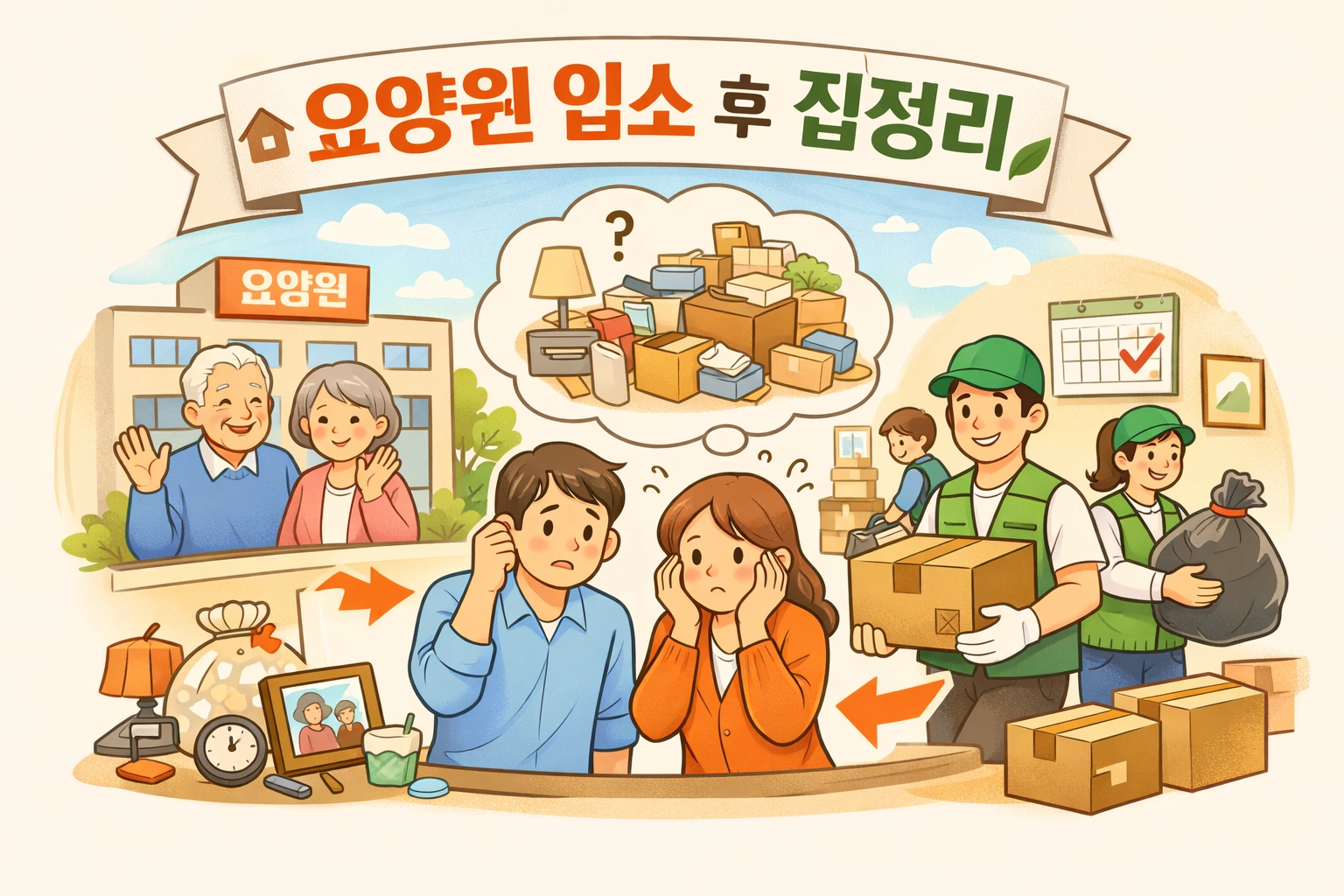 요양원 입소 후 집정리 😥 막막하다면? 현실적인 해결 방법 총정리