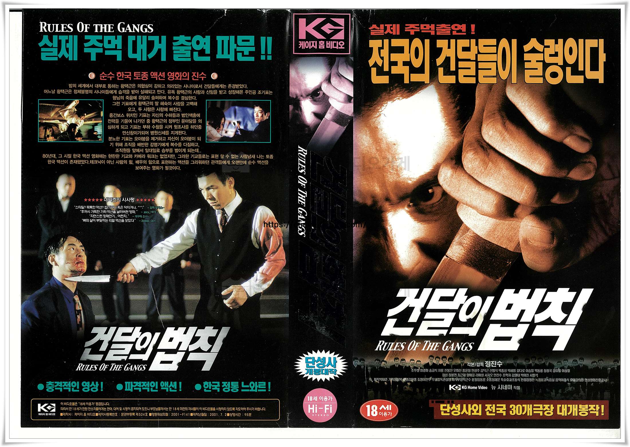 건달의 법칙-비디오표지