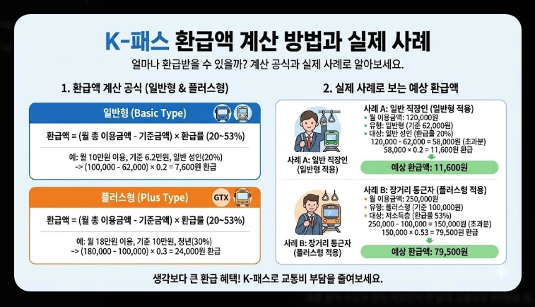 2026 K패스 등록(신청, 혜택, 계산)(+사례)
