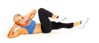 ALT: 트위스트 크런치 복사근 수축 회전 동작