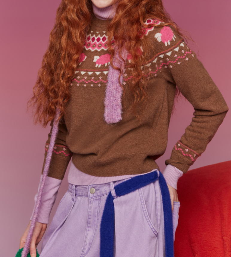 양 자카드 나그랑 니트