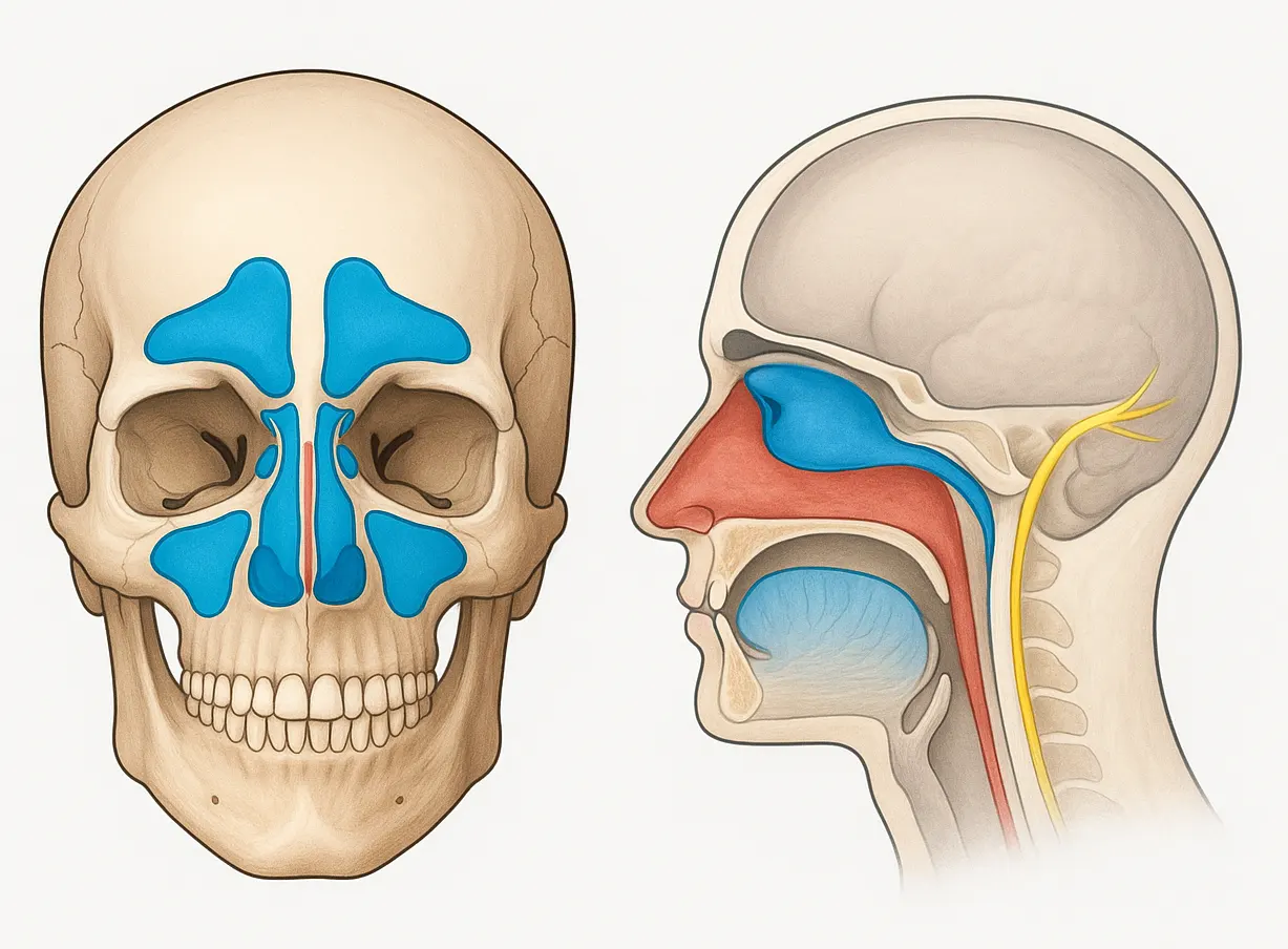 코 속 구조 해부 이미지