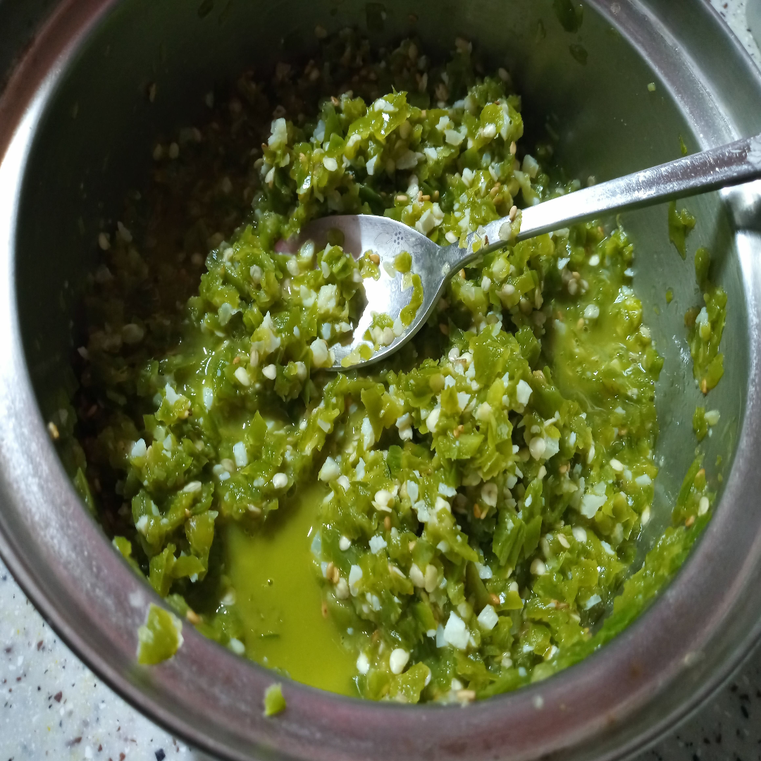 고추장물만드는중