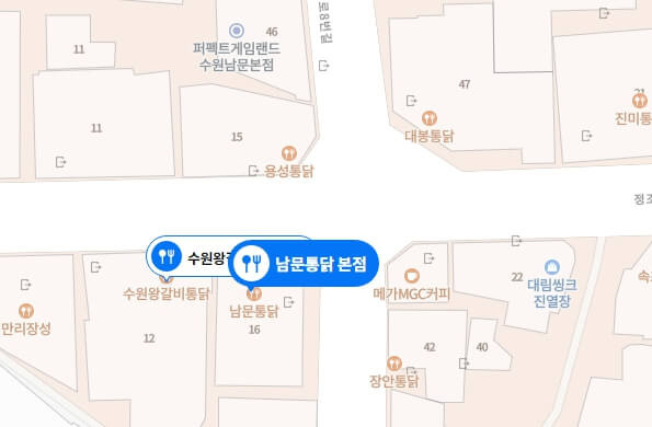 남문통닭-지도