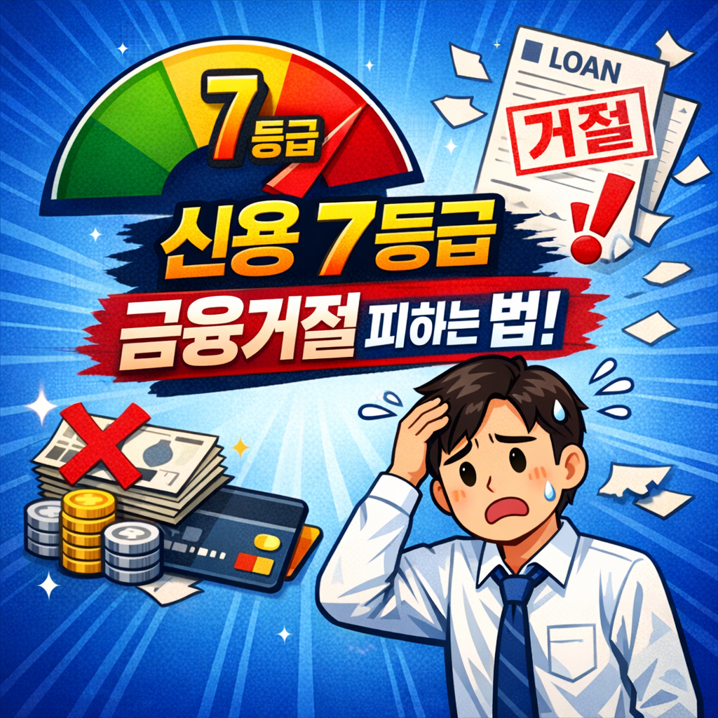 신용 7등급 금융거절 피하는 법 &amp; 점수방어 루틴 (2026 최신판)