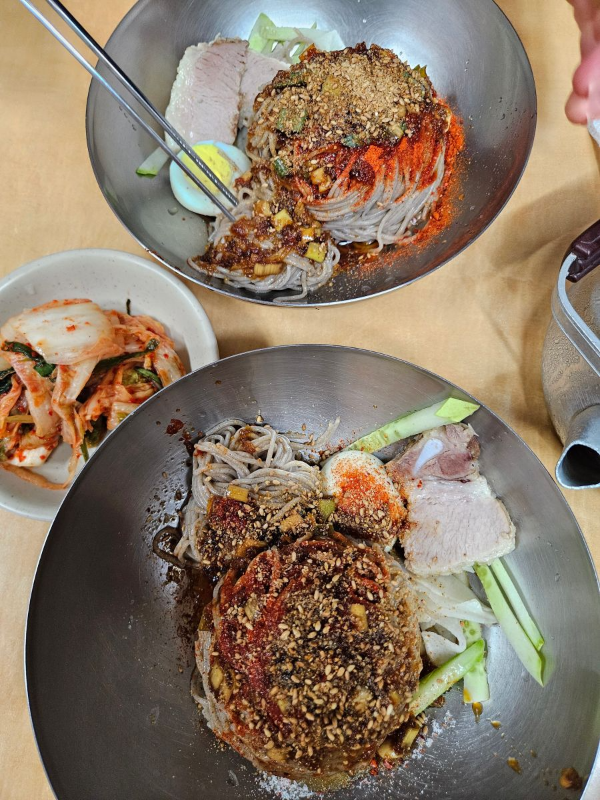 송원막국수 한상차림