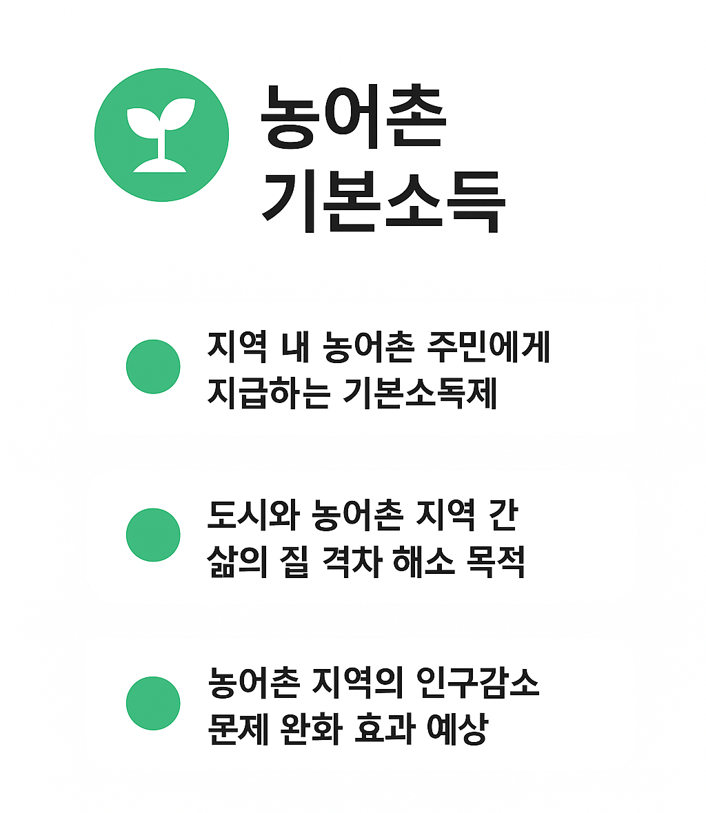 농어촌 기본소득관련 이미지