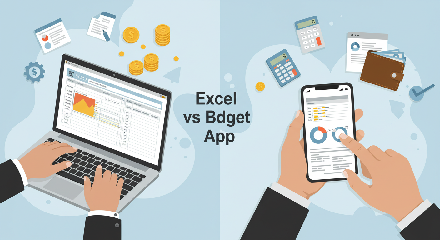 엑셀 vs 가계부 어플
